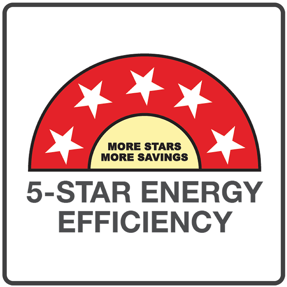 5 star energy rating fridge