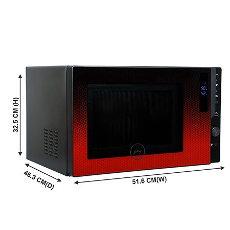 Godrej 30L Convection Microwave Oven - GME 730 CP1 QM Crimson Dawn