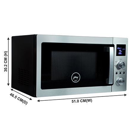 Godrej 28L Inverter Convection Microwave Oven - GME 728 CIP1 QM-Silver Mist