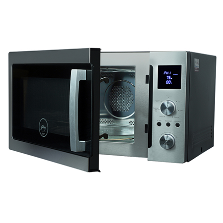 Godrej 28L Inverter Convection Microwave Oven - GME 728 CIP1 QM-Silver Mist